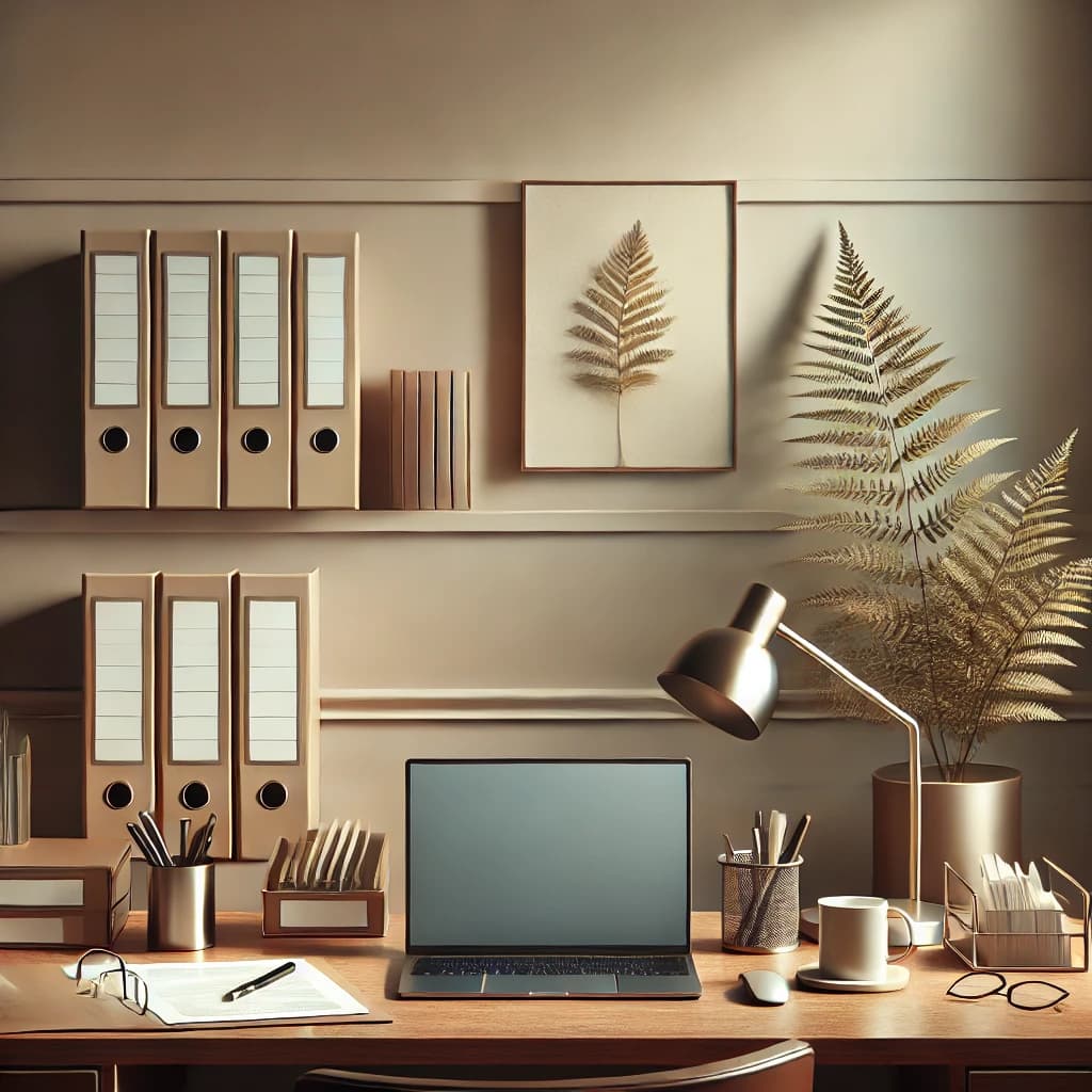Administrative work workspace
